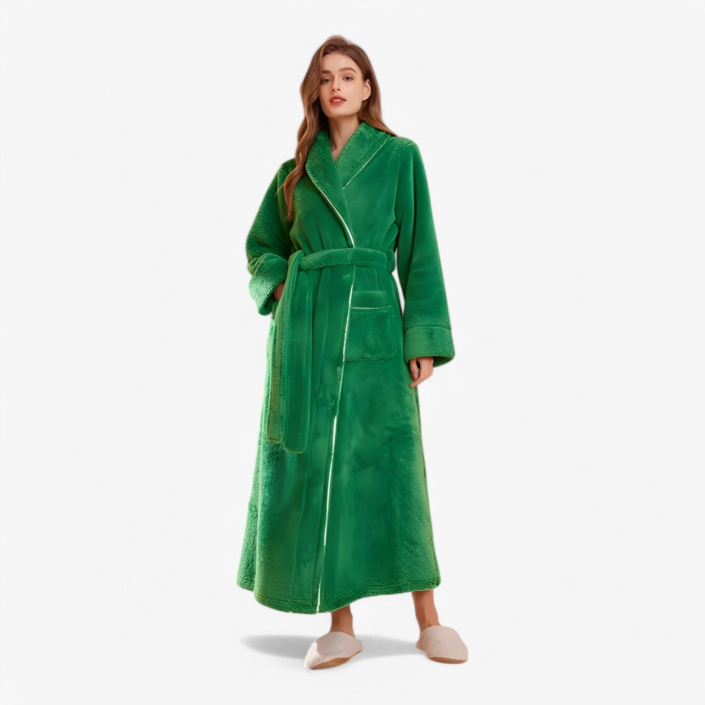 Velvra Unisex Luxury Bathrobe | Ultra-Soft Comfort with Timeless Spa-Style Elegance