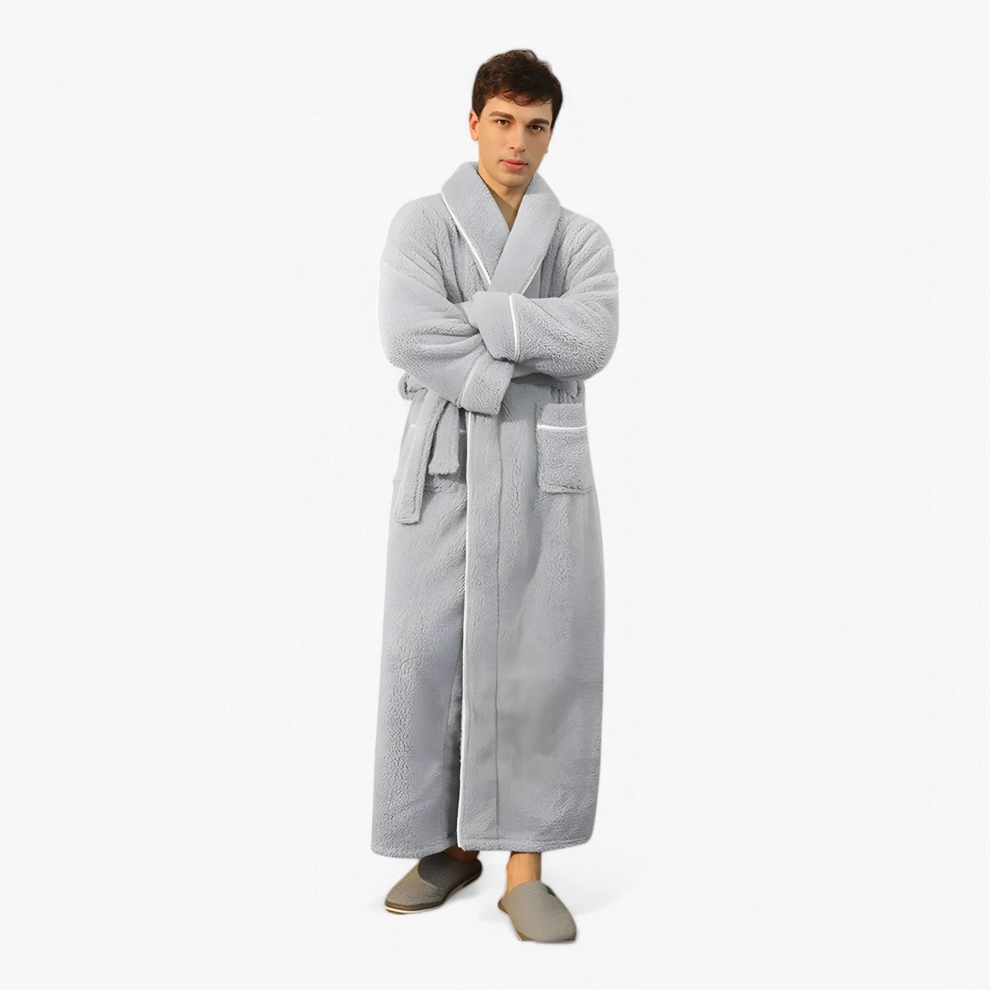 Velvra Unisex Luxury Bathrobe | Ultra-Soft Comfort with Timeless Spa-Style Elegance