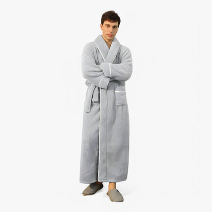 Velvra Unisex Luxury Bathrobe | Ultra-Soft Comfort with Timeless Spa-Style Elegance