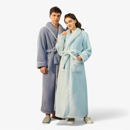 Velvra Unisex Luxury Bathrobe | Ultra-Soft Comfort with Timeless Spa-Style Elegance