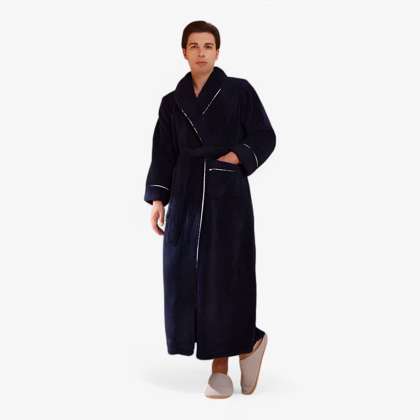 Velvra Unisex Luxury Bathrobe | Ultra-Soft Comfort with Timeless Spa-Style Elegance