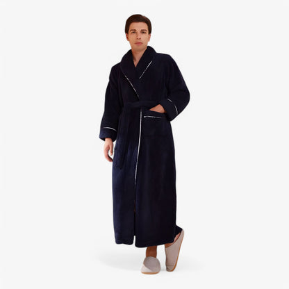 Velvra Unisex Luxury Bathrobe | Ultra-Soft Comfort with Timeless Spa-Style Elegance