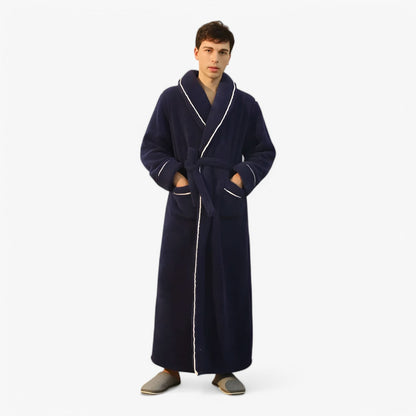 Velvra Unisex Luxury Bathrobe | Ultra-Soft Comfort with Timeless Spa-Style Elegance