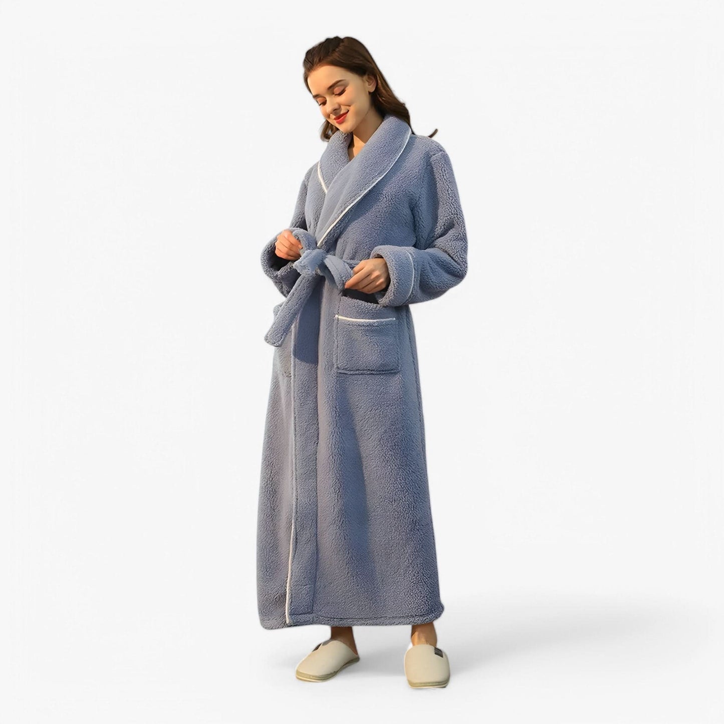 Velvra Unisex Luxury Bathrobe | Ultra-Soft Comfort with Timeless Spa-Style Elegance