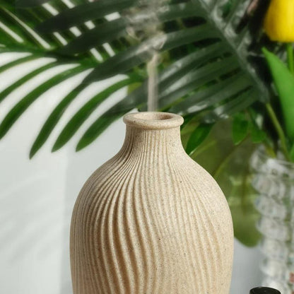 Vase Aroma Diffuser | Boho Polyresin Ultrasonic Design