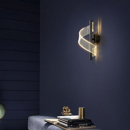 Candelabra-Style Sconce | StellarGlass LED Wall Lamp