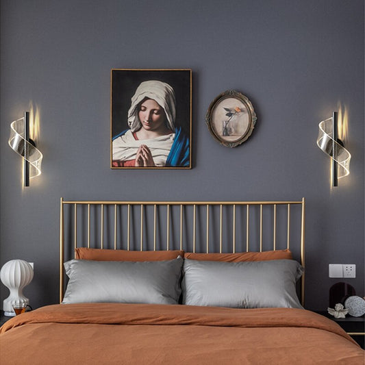 Candelabra-Style Sconce | StellarGlass LED Wall Lamp