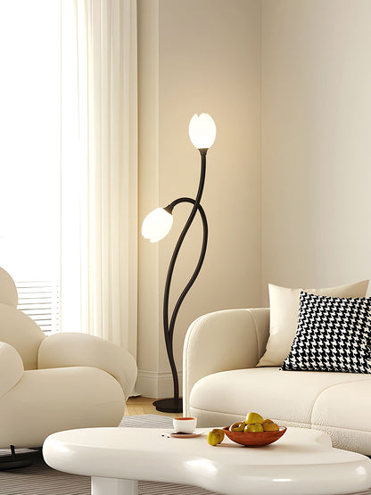 Contemporary G9 Fixture | LumiPetal Flower Floor Light