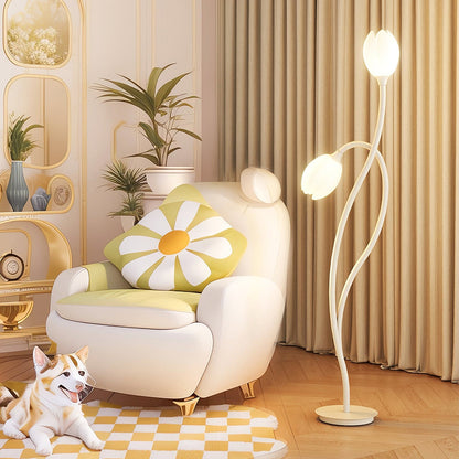 Contemporary G9 Fixture | LumiPetal Flower Floor Light