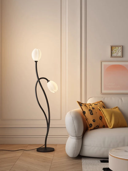Contemporary G9 Fixture | LumiPetal Flower Floor Light