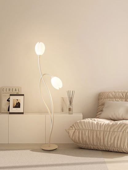 Contemporary G9 Fixture | LumiPetal Flower Floor Light