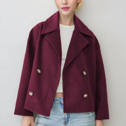 Thalía | Women’s Contemporary Double-Breasted Peacoat