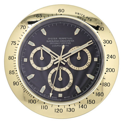 GlowEdge Wall Clock | Silent Radiance in Brushed Steel