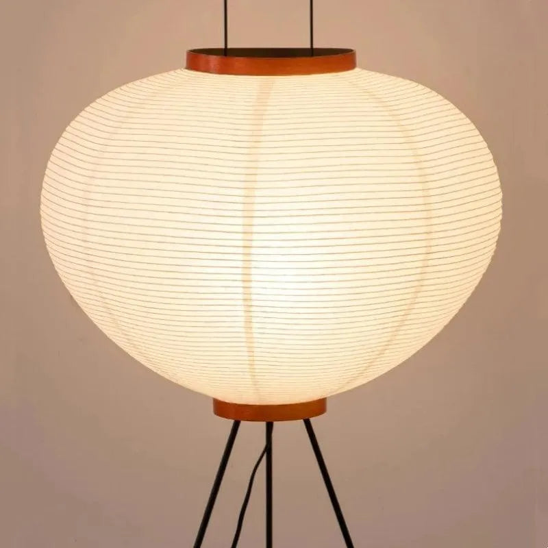 Rice Paper Tripod Design | ZenAura Japandi Floor Lamp