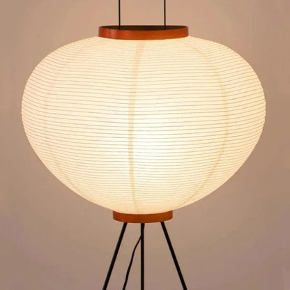 Rice Paper Tripod Design | ZenAura Japandi Floor Lamp