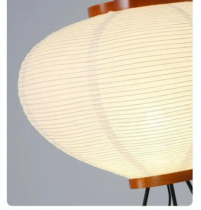 Rice Paper Tripod Design | ZenAura Japandi Floor Lamp