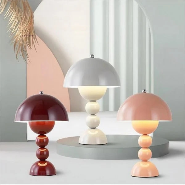 Arden Flora | Nordic Rechargeable LED Table Lamp with Floral Silhouette
