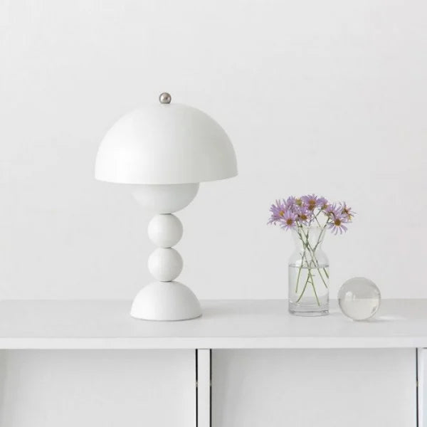 Arden Flora | Nordic Rechargeable LED Table Lamp with Floral Silhouette