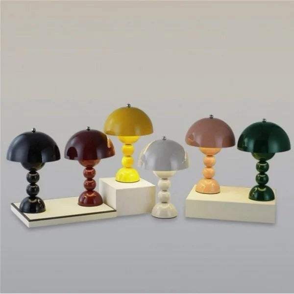 Arden Flora | Nordic Rechargeable LED Table Lamp with Floral Silhouette