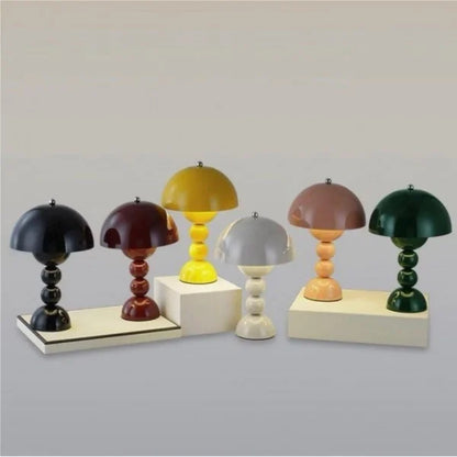 Arden Flora | Nordic Rechargeable LED Table Lamp with Floral Silhouette