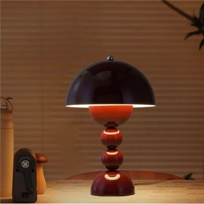 Arden Flora | Nordic Rechargeable LED Table Lamp with Floral Silhouette
