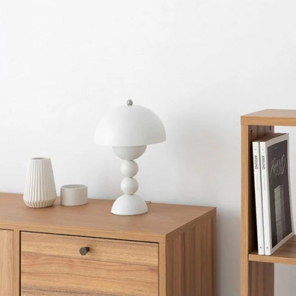 Arden Flora | Nordic Rechargeable LED Table Lamp with Floral Silhouette