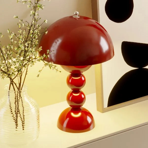 Arden Flora | Nordic Rechargeable LED Table Lamp with Floral Silhouette