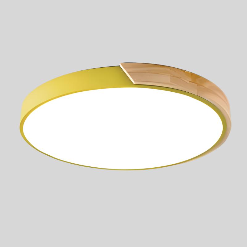 Scandinavian Glow | LumiScape Wooden Ceiling Lamp