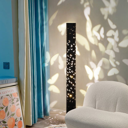 Elegant Shadow Floor Light | AuraFlare Butterfly Lamp