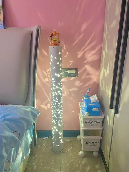 Elegant Shadow Floor Light | AuraFlare Butterfly Lamp