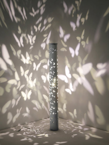 Elegant Shadow Floor Light | AuraFlare Butterfly Lamp