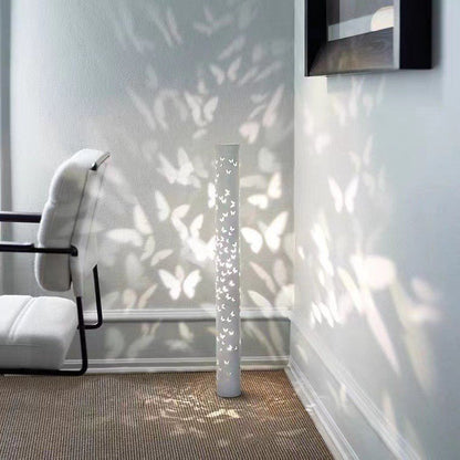 Elegant Shadow Floor Light | AuraFlare Butterfly Lamp