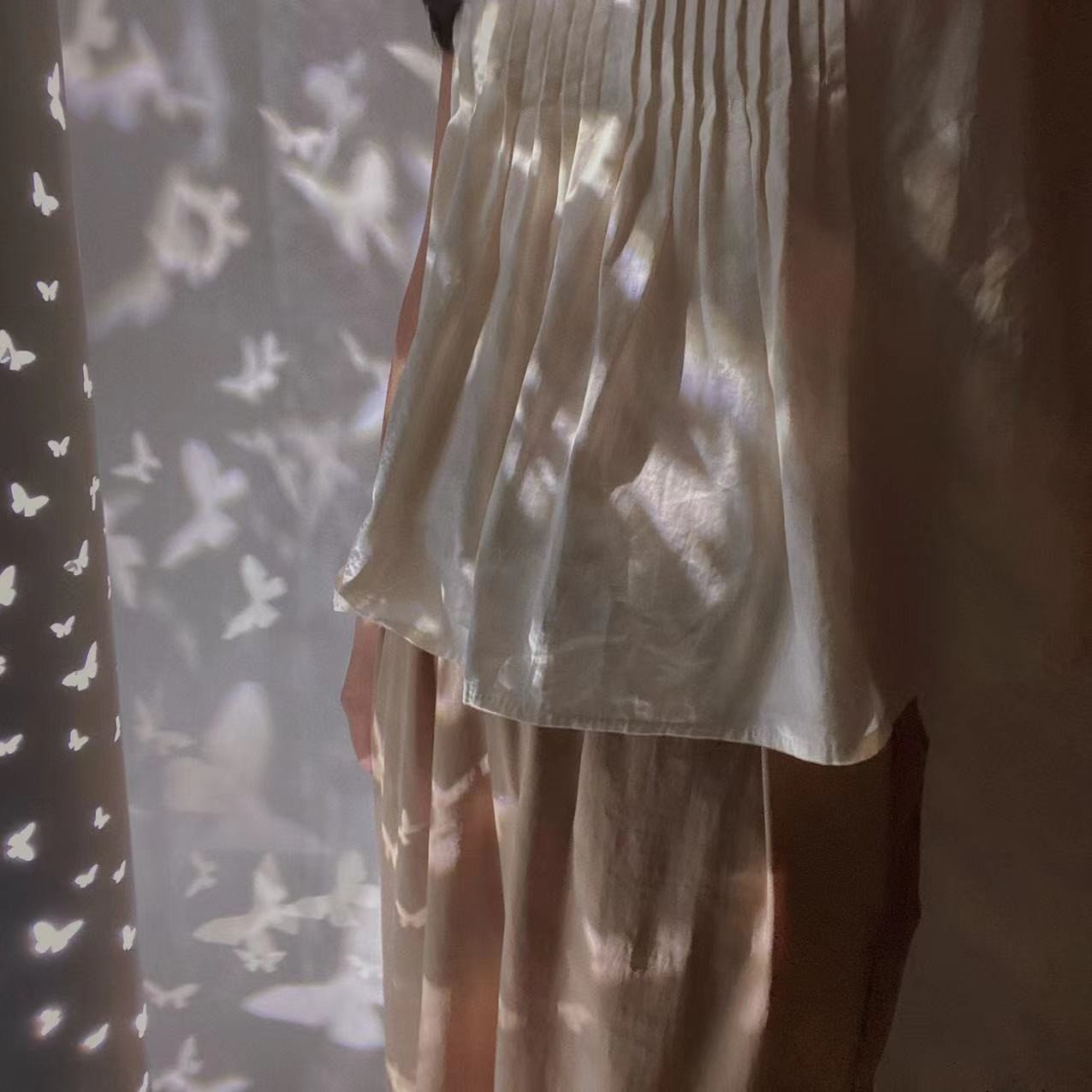 Elegant Shadow Floor Light | AuraFlare Butterfly Lamp