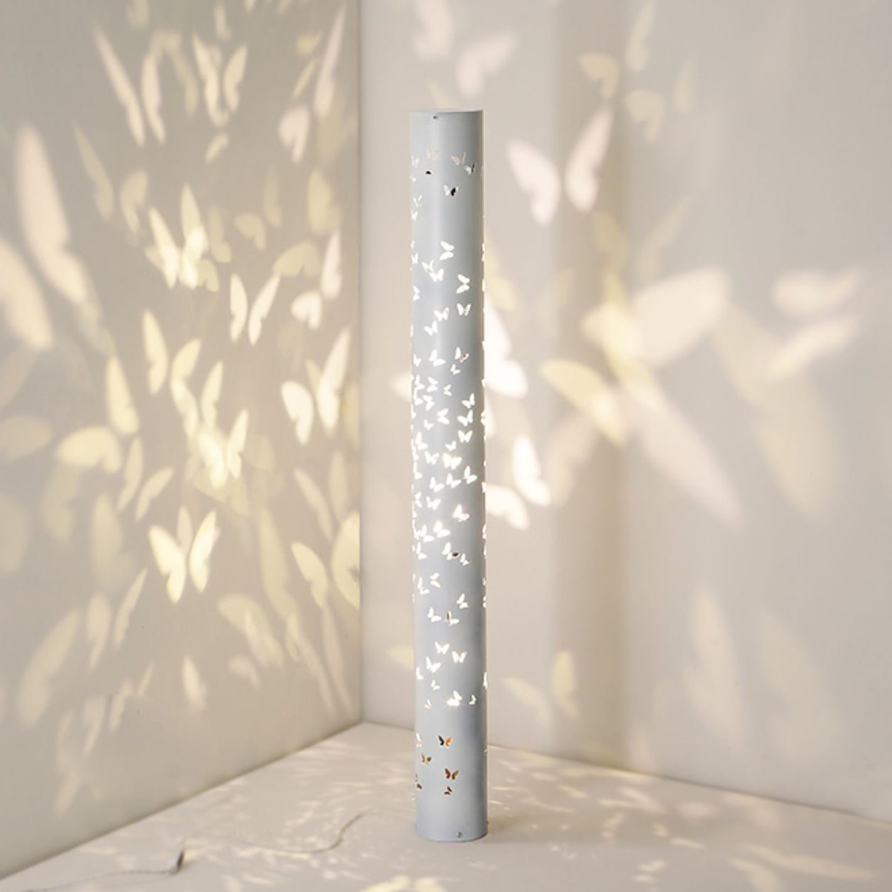 Elegant Shadow Floor Light | AuraFlare Butterfly Lamp