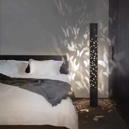 Elegant Shadow Floor Light | AuraFlare Butterfly Lamp