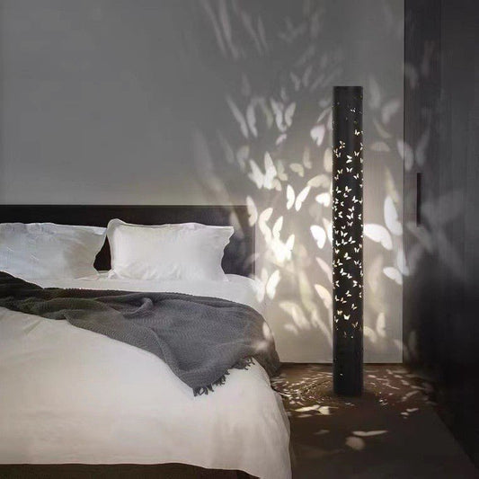Elegant Shadow Floor Light | AuraFlare Butterfly Lamp