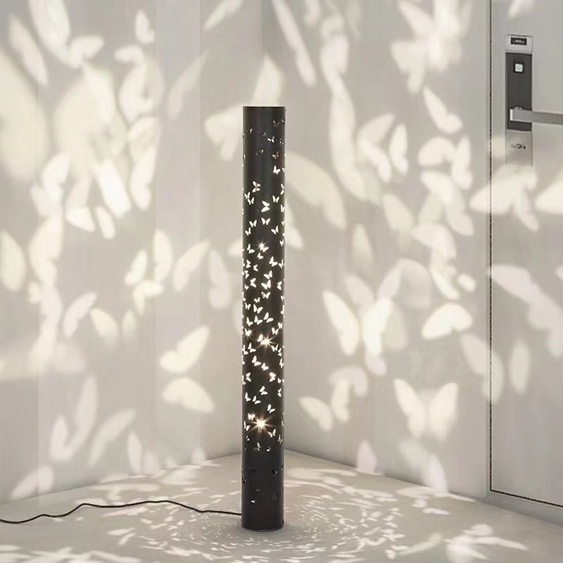 Elegant Shadow Floor Light | AuraFlare Butterfly Lamp