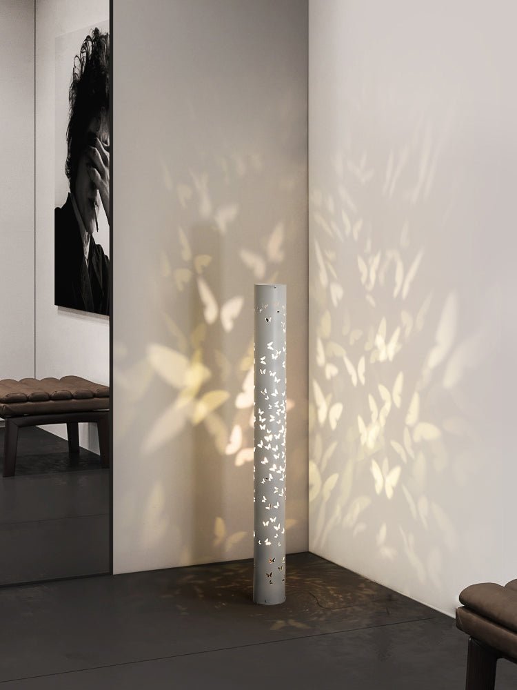 Elegant Shadow Floor Light | AuraFlare Butterfly Lamp