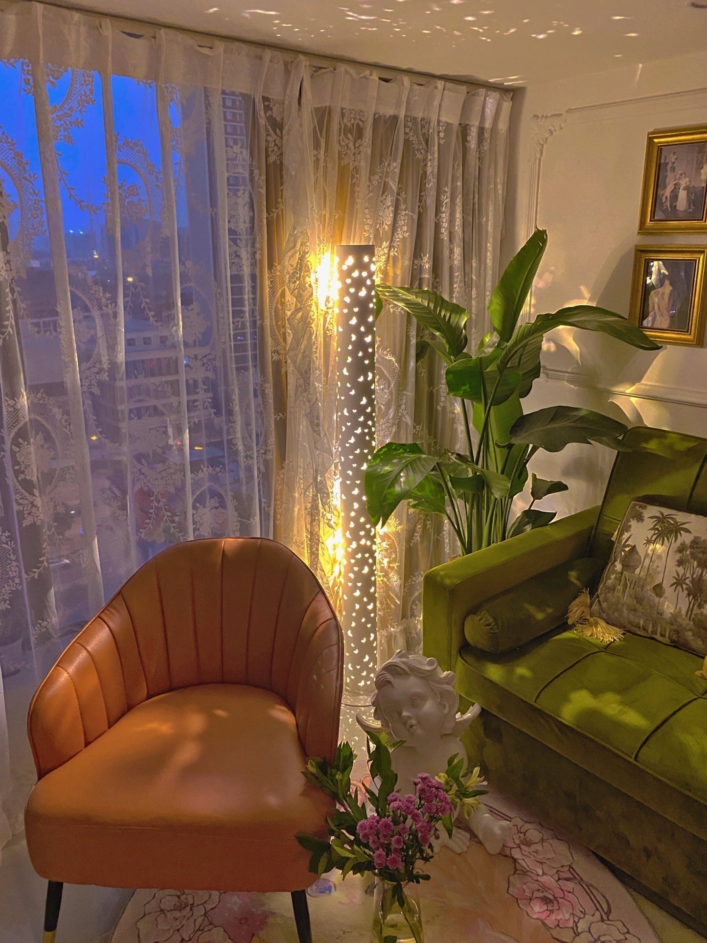 Elegant Shadow Floor Light | AuraFlare Butterfly Lamp