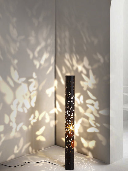 Elegant Shadow Floor Light | AuraFlare Butterfly Lamp