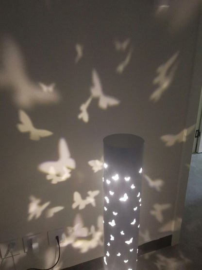 Elegant Shadow Floor Light | AuraFlare Butterfly Lamp