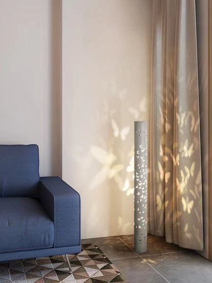 Elegant Shadow Floor Light | AuraFlare Butterfly Lamp