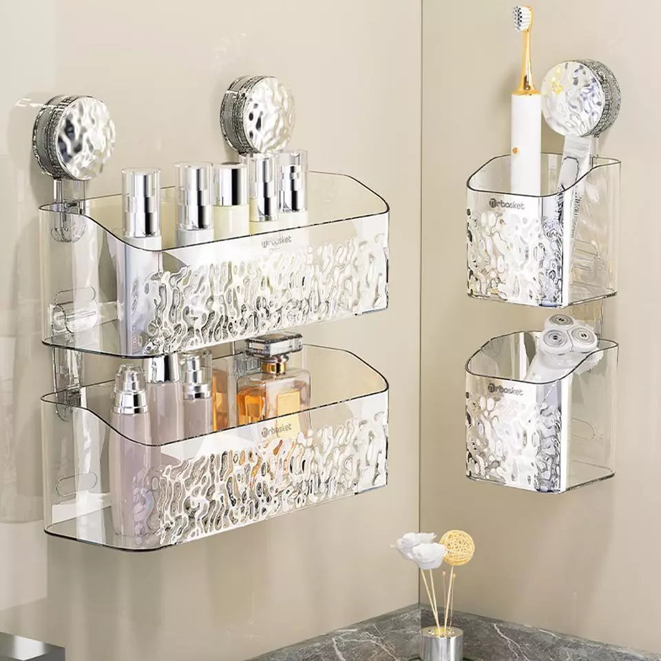 HavenStick Suction Shelf | Modern Floating Storage