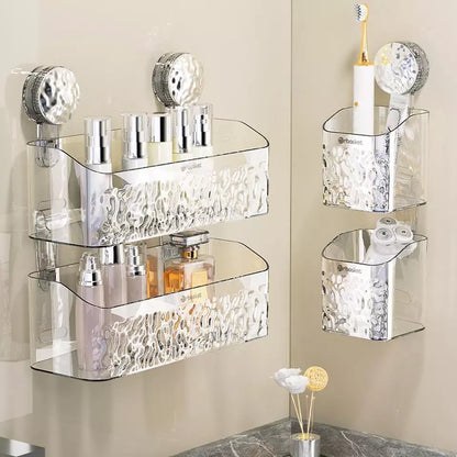 HavenStick Suction Shelf | Modern Floating Storage