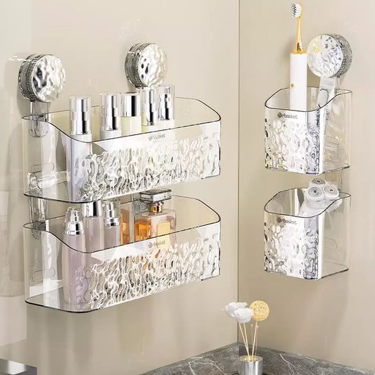 HavenStick Suction Shelf | Modern Floating Storage