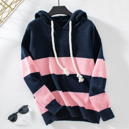 Fiona | Women’s Knit Pullover Hoodie with Relaxed Fit