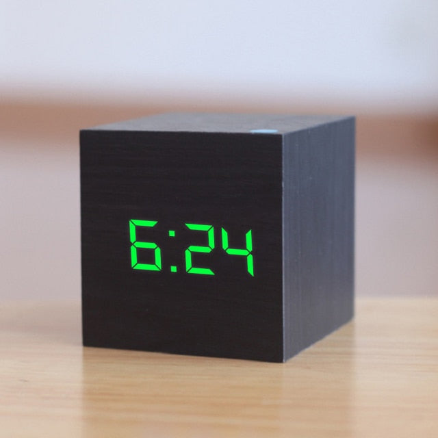 LED Square Display | HavenTime Digital Alarm Clock