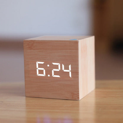 LED Square Display | HavenTime Digital Alarm Clock