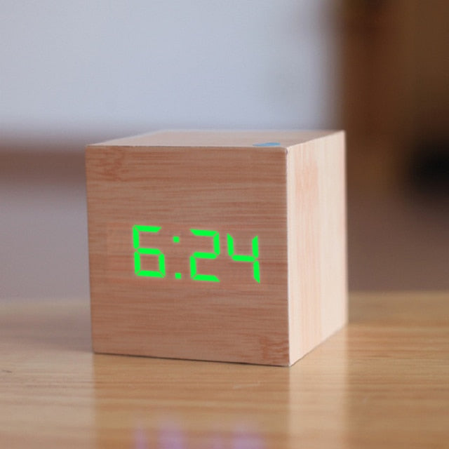 LED Square Display | HavenTime Digital Alarm Clock