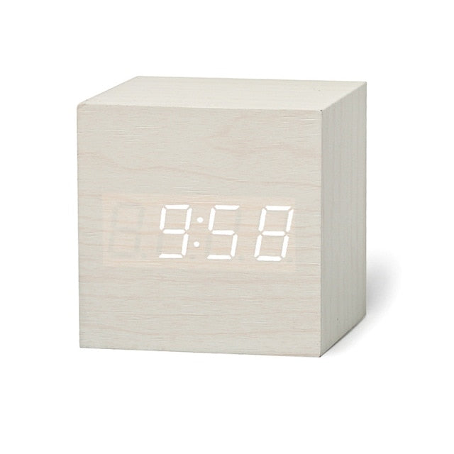 LED Square Display | HavenTime Digital Alarm Clock